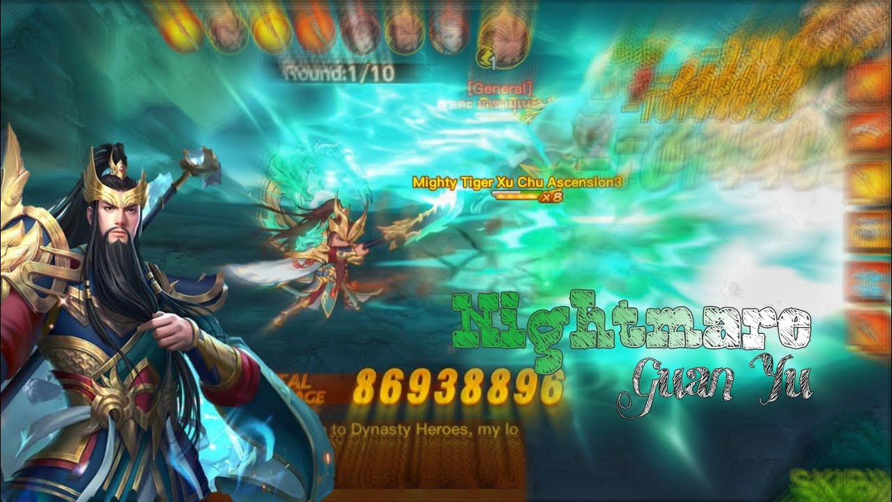 OP Banget Ini Hero [Nightmare Guanyu] Nemesis 6 - Dynasty Heroes Legend Of Samkok