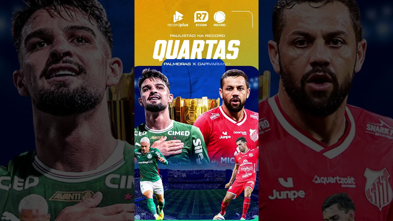 Palmeiras x Capivariano AO VIVO neste s&aacute;bado (21) na Record Bel&eacute;m 🔥⚽