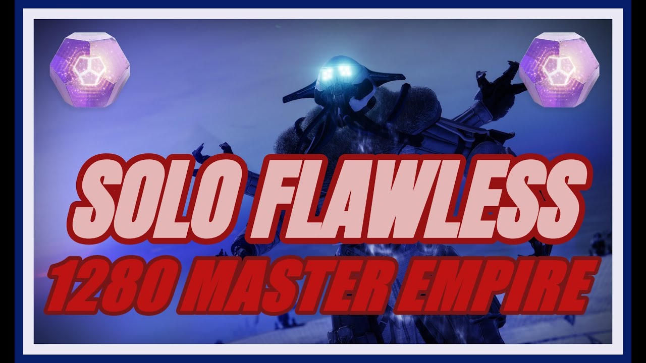 Solo Flawless 1280 Master Empire Hunt - Easy Fast Pinnacle Reward - The Dark Priestess (Destiny 2)