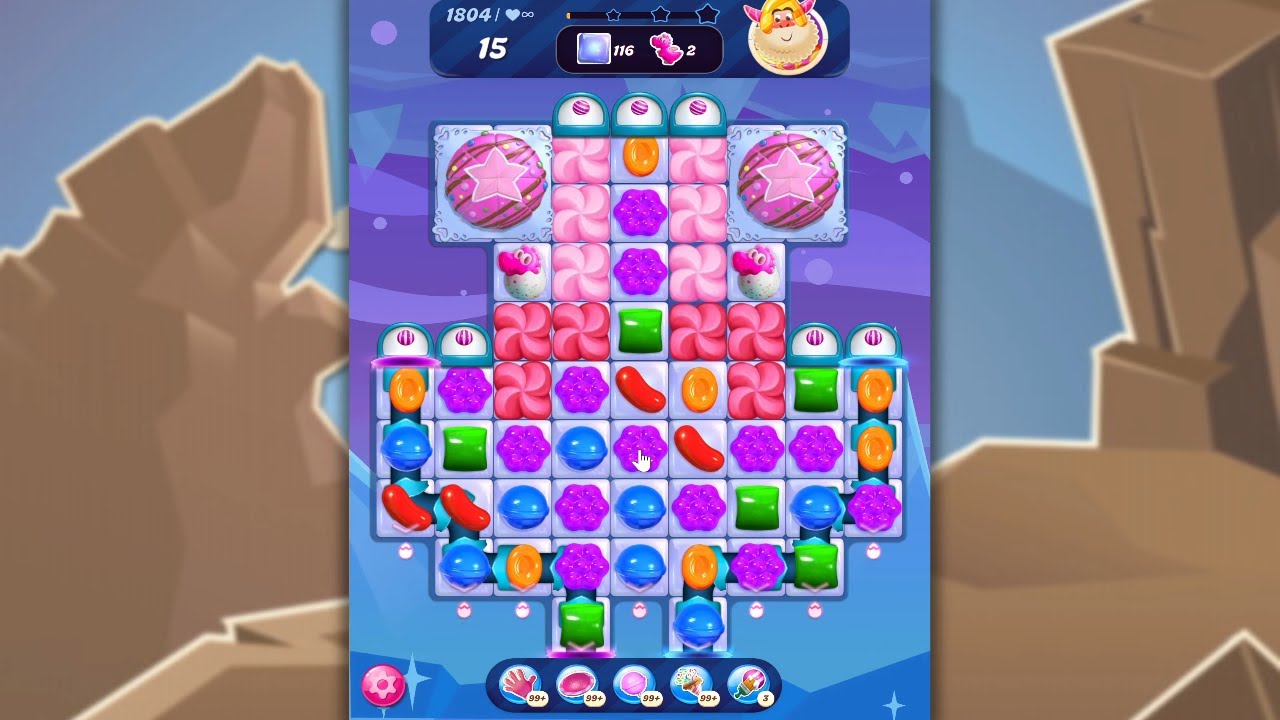Candy Crush Saga LEVEL 1804 NO BOOSTERS (new version)🐟☑️