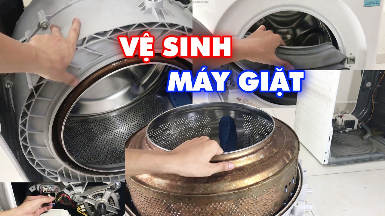 Hướng dẫn tháo lắp và vệ sinh máy giặt Electrolux cửa ngang tại nhà đơn giản