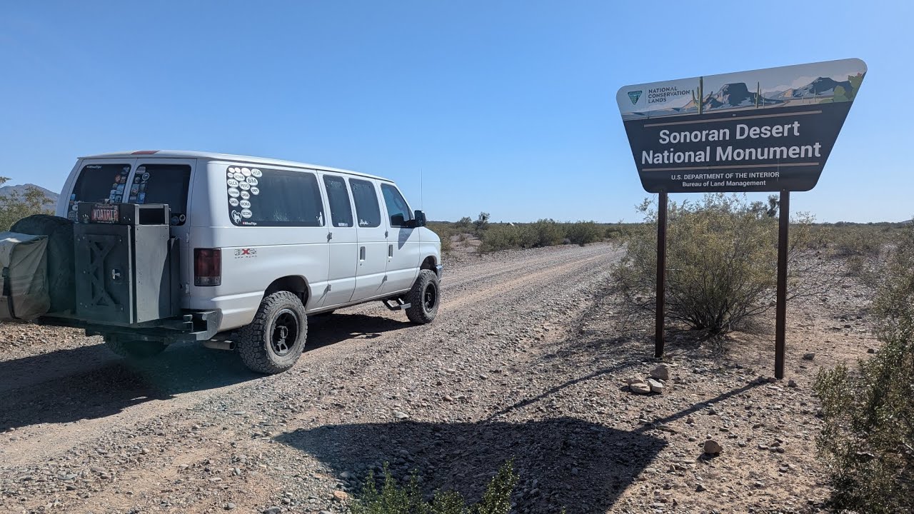Come Along! Full Tour of Our Lifted Van & Perfect Winter Desert Camping Spot!