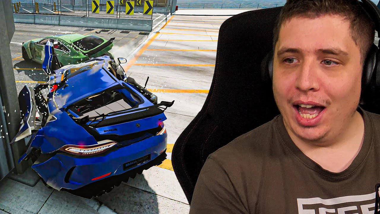 TÖRÉSTESZTEN EZ HOGY MENT ÁT??!!💥BeamNG Barmai #103