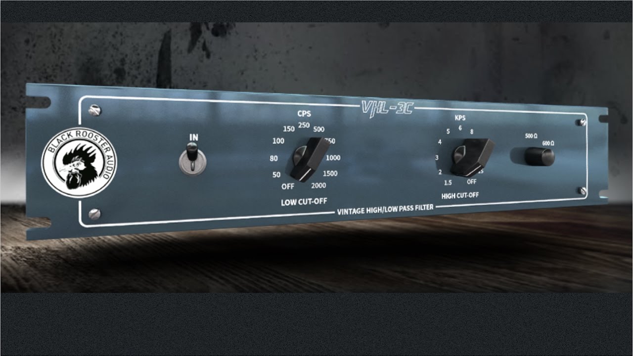 🎛 FREE - VHL-3C - H/L Pass Filter // BLACK ROOSTER AUDIO