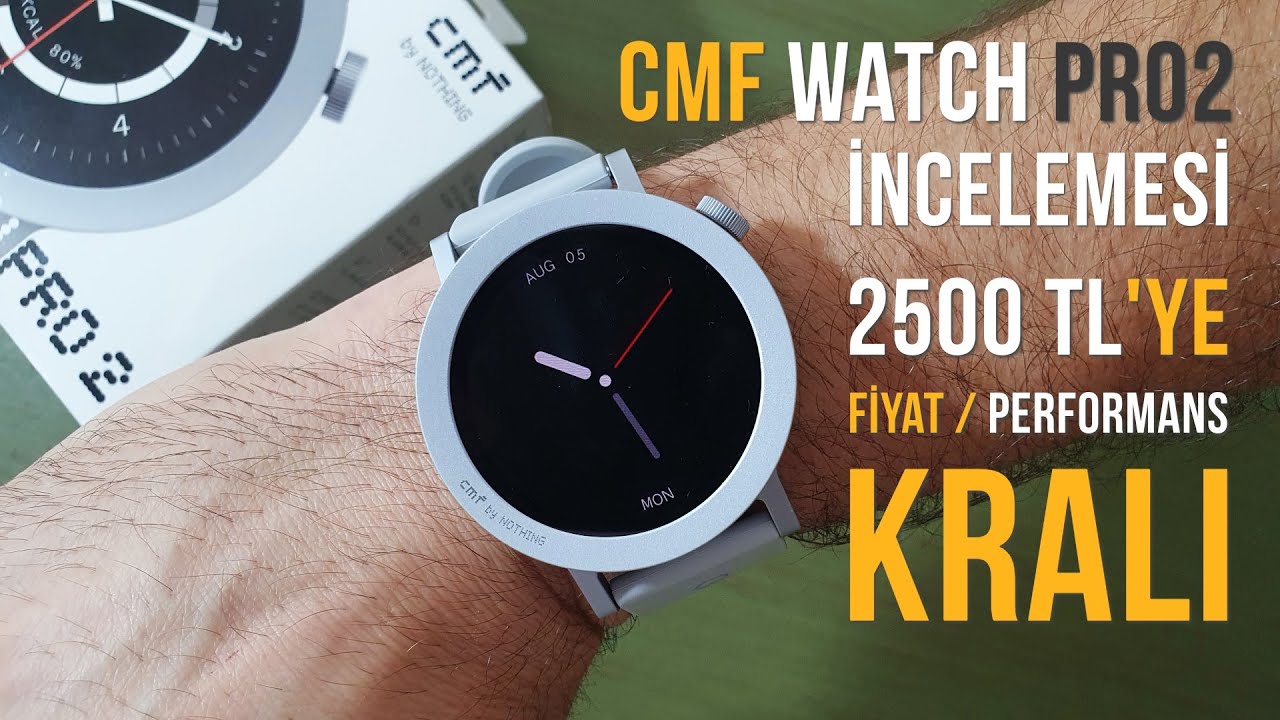 CMF Watch Pro 2 Akıllı Saat Kutu Açılımı ve İncelemesi. Bu Fiyata Bu Özellikler F/P Ürünü