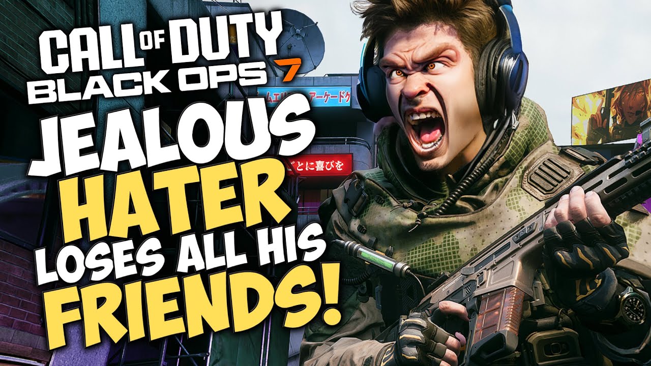 БЕШЕННЫЙ ЗАВИСТЛИВЫЙ НЕНАВИСТНИК теряет ВСЕХ СВОИХ ДРУЗЕЙ в BLACK OPS 7!!