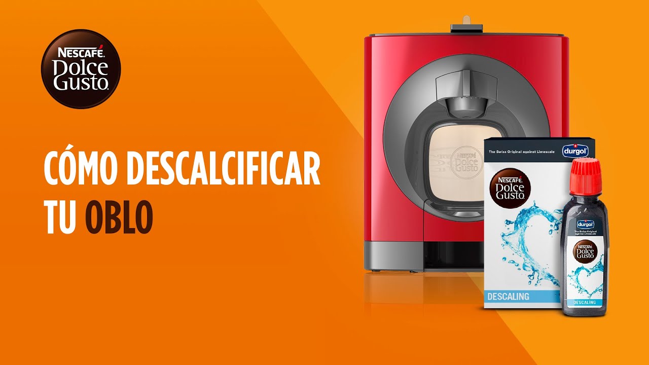 Cómo descalcificar tu cafetera manual Oblo | NESCAFÉ Dolce Gusto