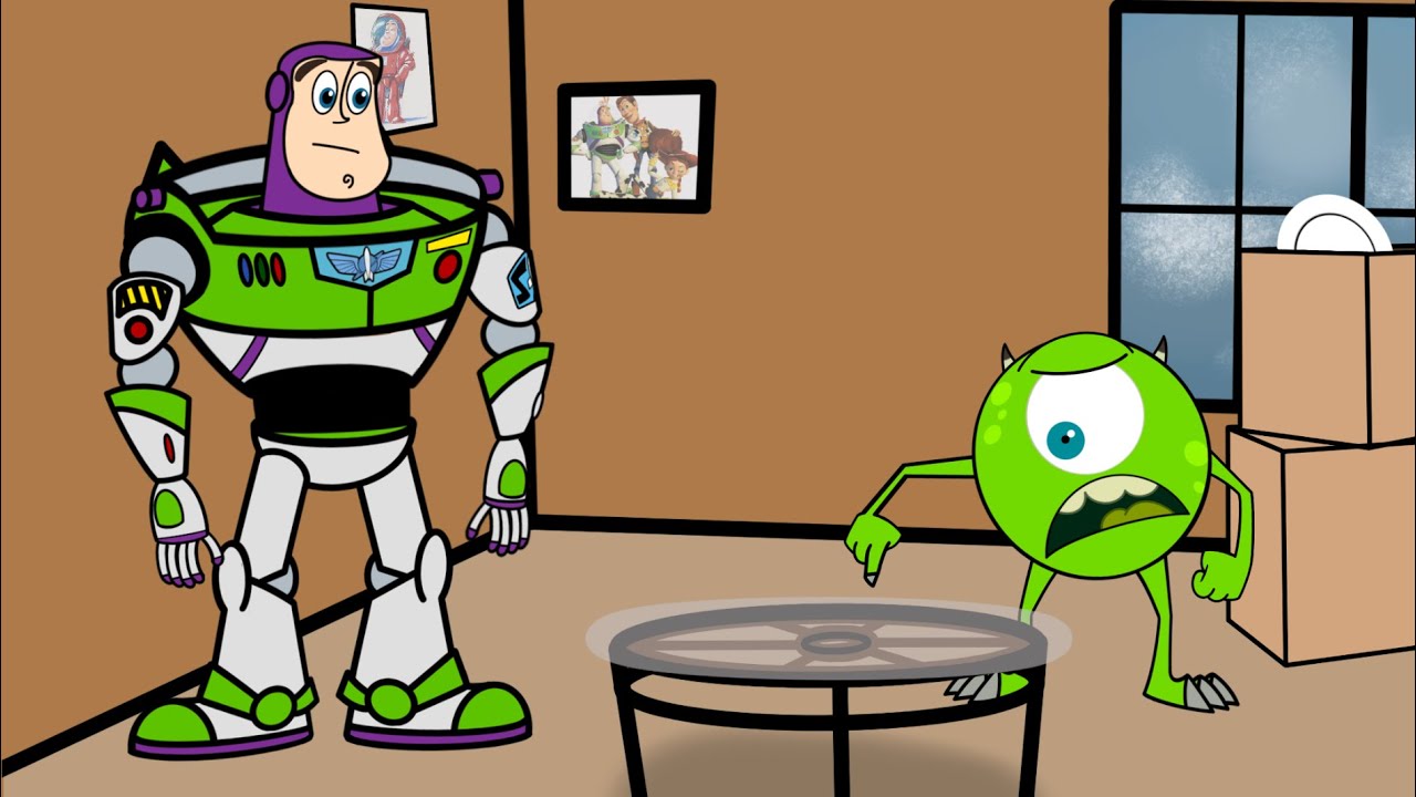 When Harry met Sally Coffee Table Scene featuring Mike Wazowski & Buzz Lightyear(animatic)