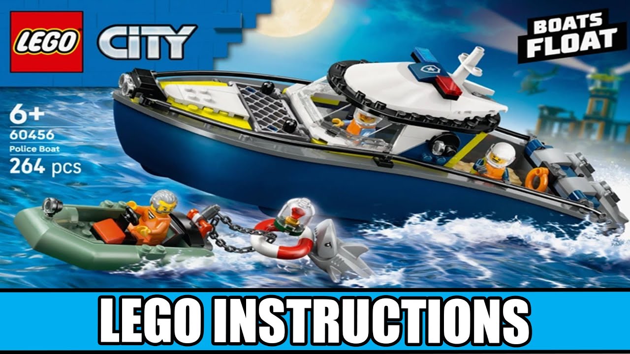 LEGO Instructions - City - 60456 - Police Boat - Police