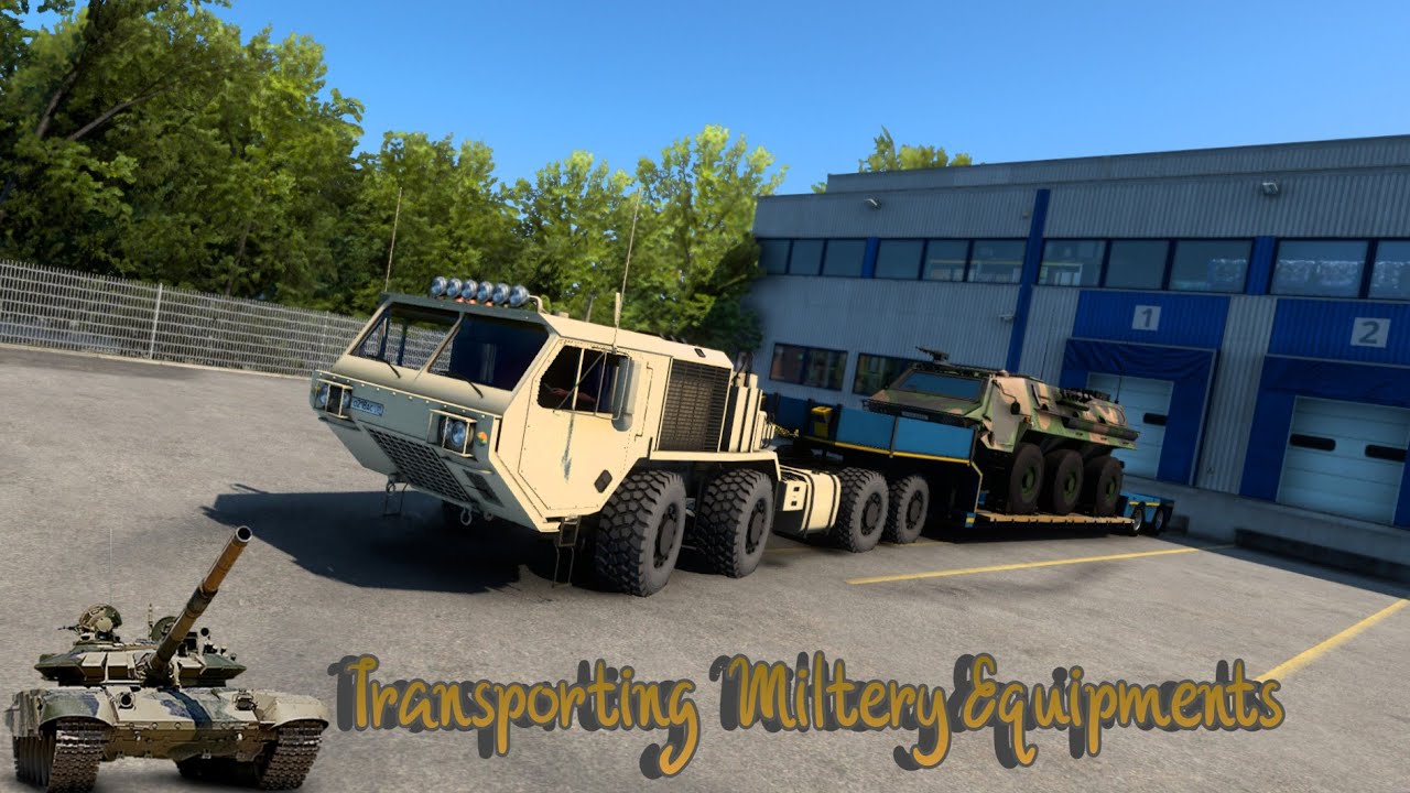 Ets 2 |  Transporting Miltery Equpment | Hills | Southern Region Map