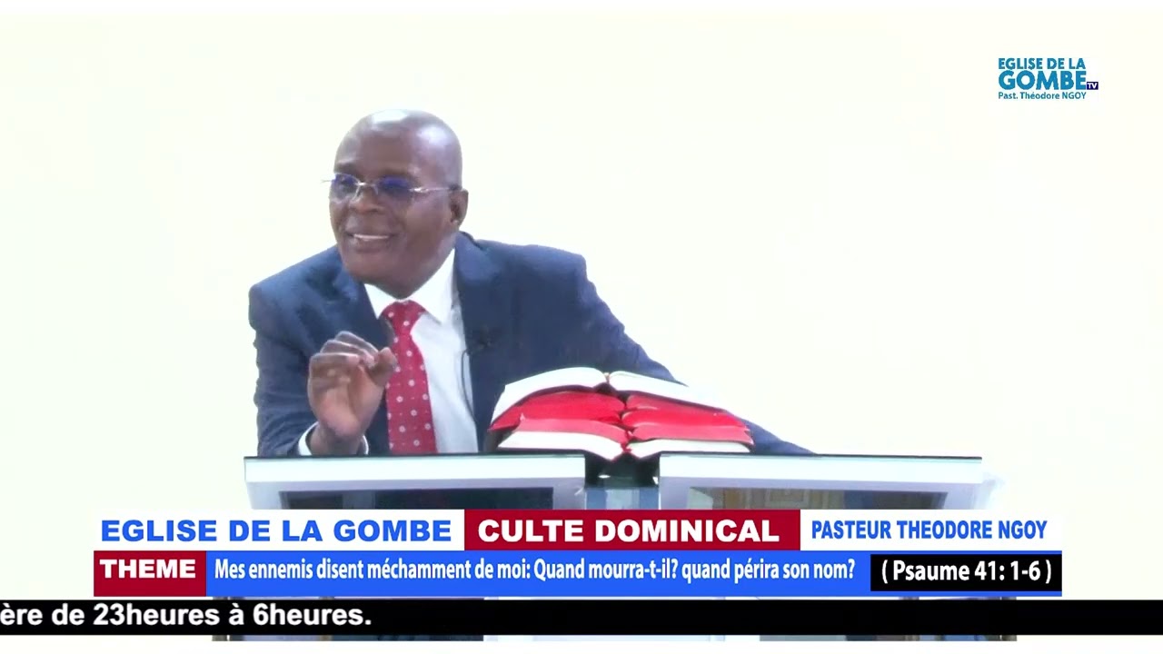 CULTE DOMINICAL DU 18 JANVIER 2026 THÈME : Mes ennemis disent méchamment de moi: Quand mourra-t-il? 