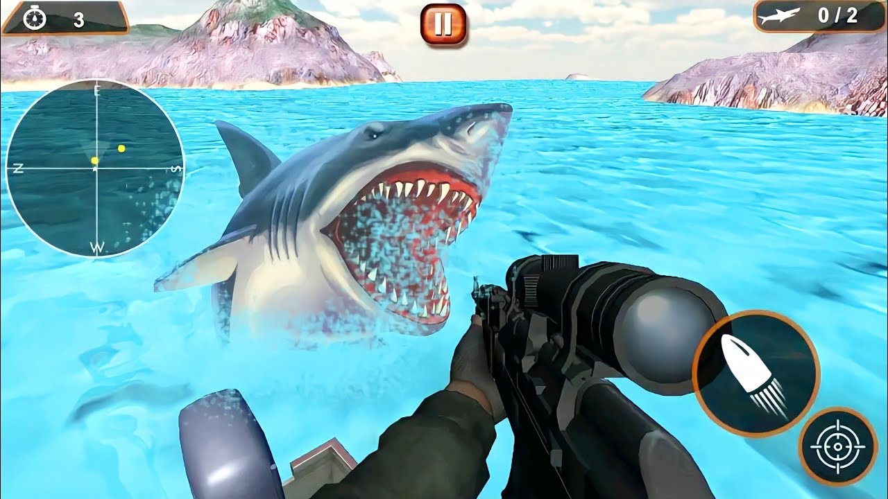 Shark Sniper Hunting _ Android GamePlay #5