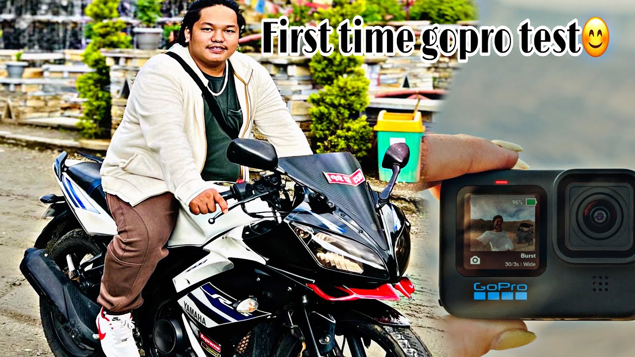 Moto patalo vlog😜first time afhnai gopro bata☺️
