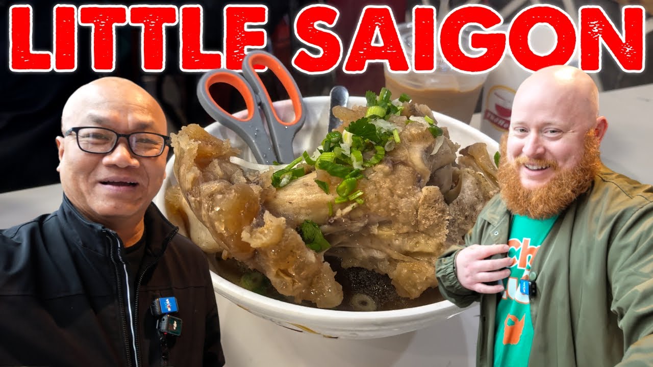 Trying PHỞ on my 1st trip to Little Saigon, California (feat. @PhoBolsaTV  )