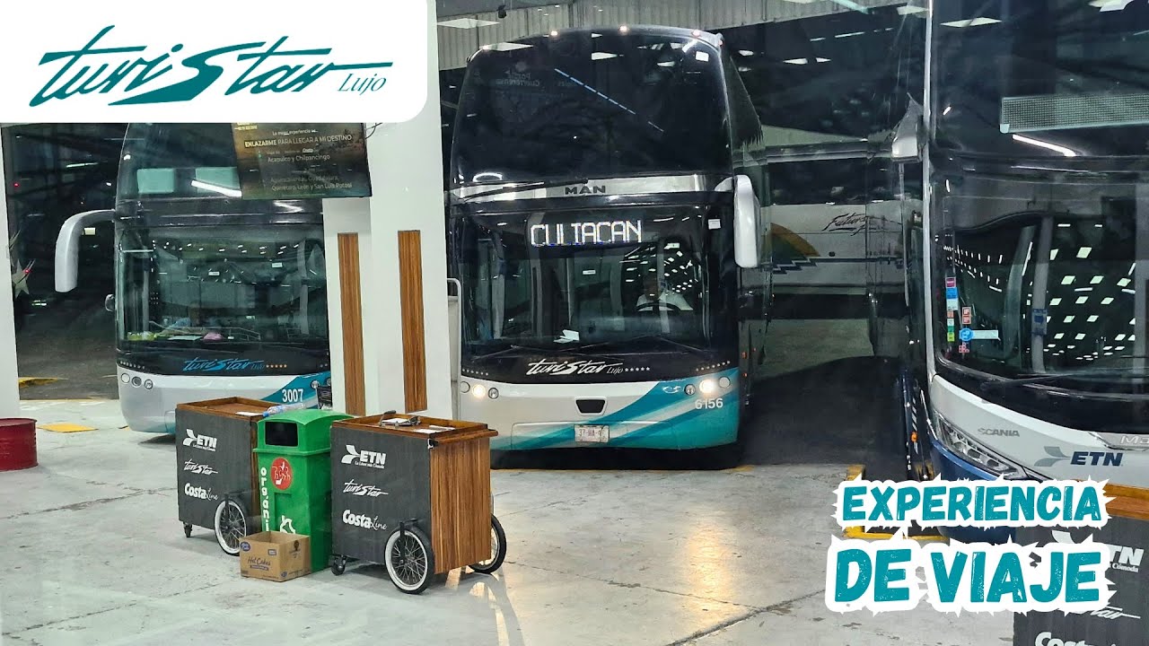 De Tasqueña a Culiacán un viaje épico por México en autobus TuriStar Lujo DD| Experiencia de Viaje.