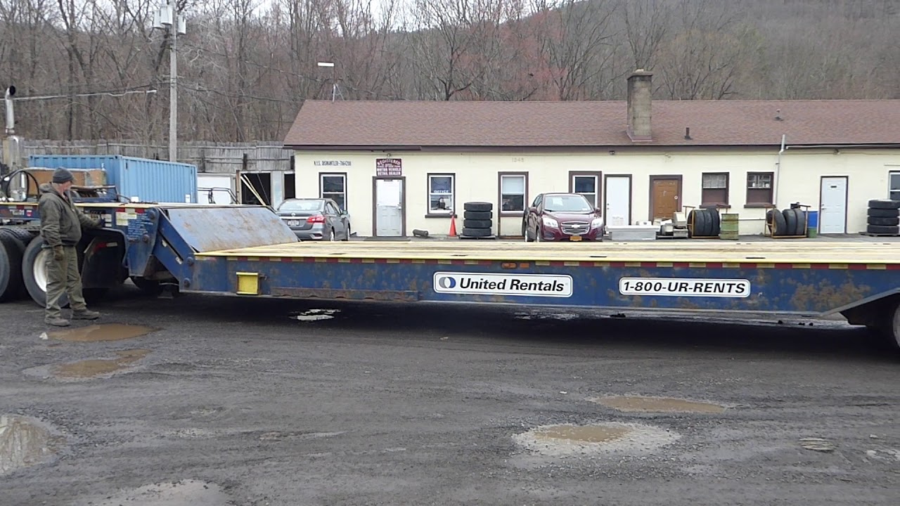 2014 Trail-Eze TE801 Tandem Axle Hydraulic Sliding Axle Trailer with Winch - TRO 0324202