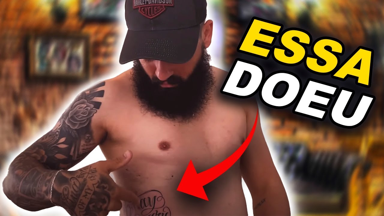 FIZ UMA TATUAGEM NA COSTELA, DÓI MUITO? | BARBA PRETA