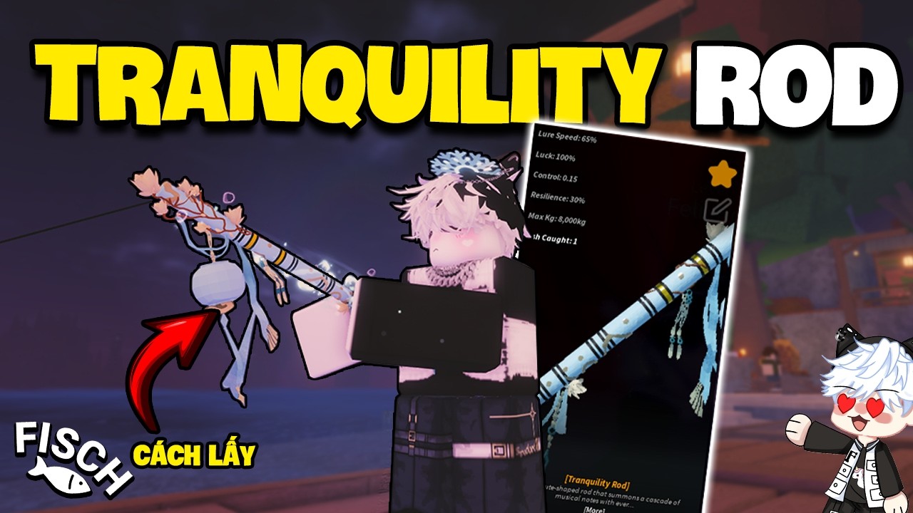 Cách Lấy Cần Câu TRANQUILITY ROD🪱Mới Update Trong Fisch