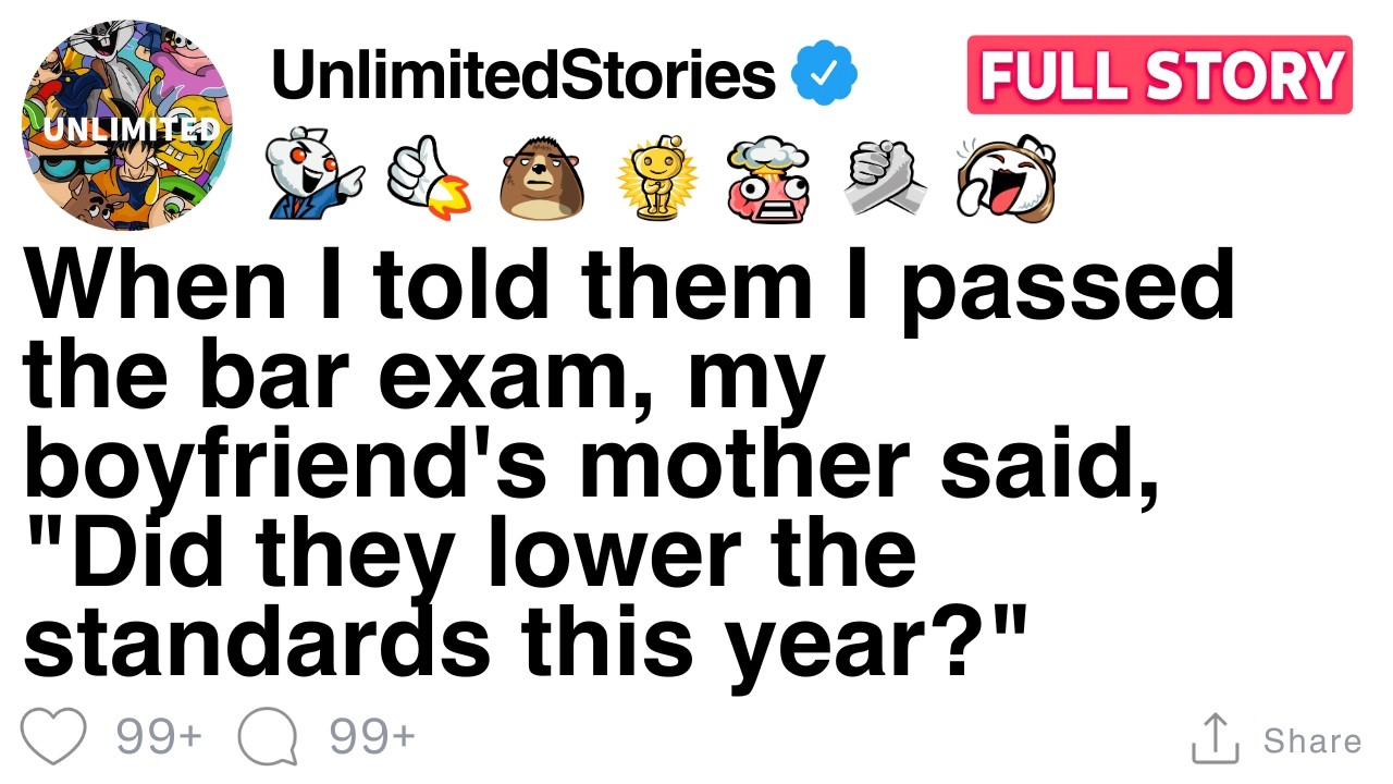 I passed the exam, my boyfriend's mother said 
