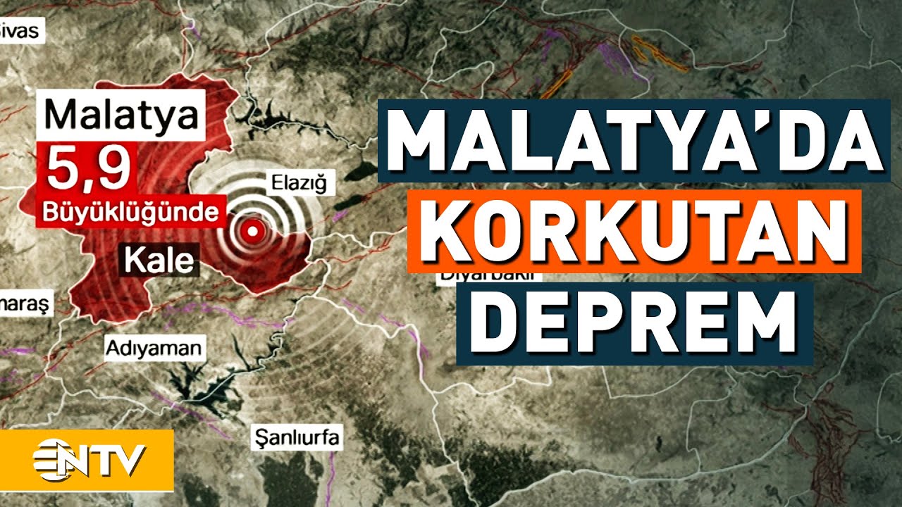 Malatya'da 5,9 Büyüklüğünde Deprem Meydana Geldi | NTV