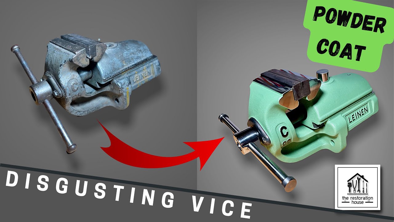 Very old vice restoration -  How to restore with powdercoat