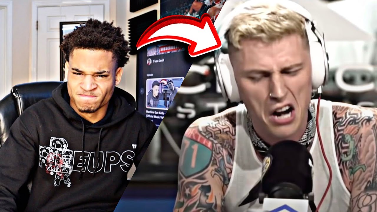 HE WENT OFF FR!! Machine Gun Kelly Funk Flex Freestyle REACTION