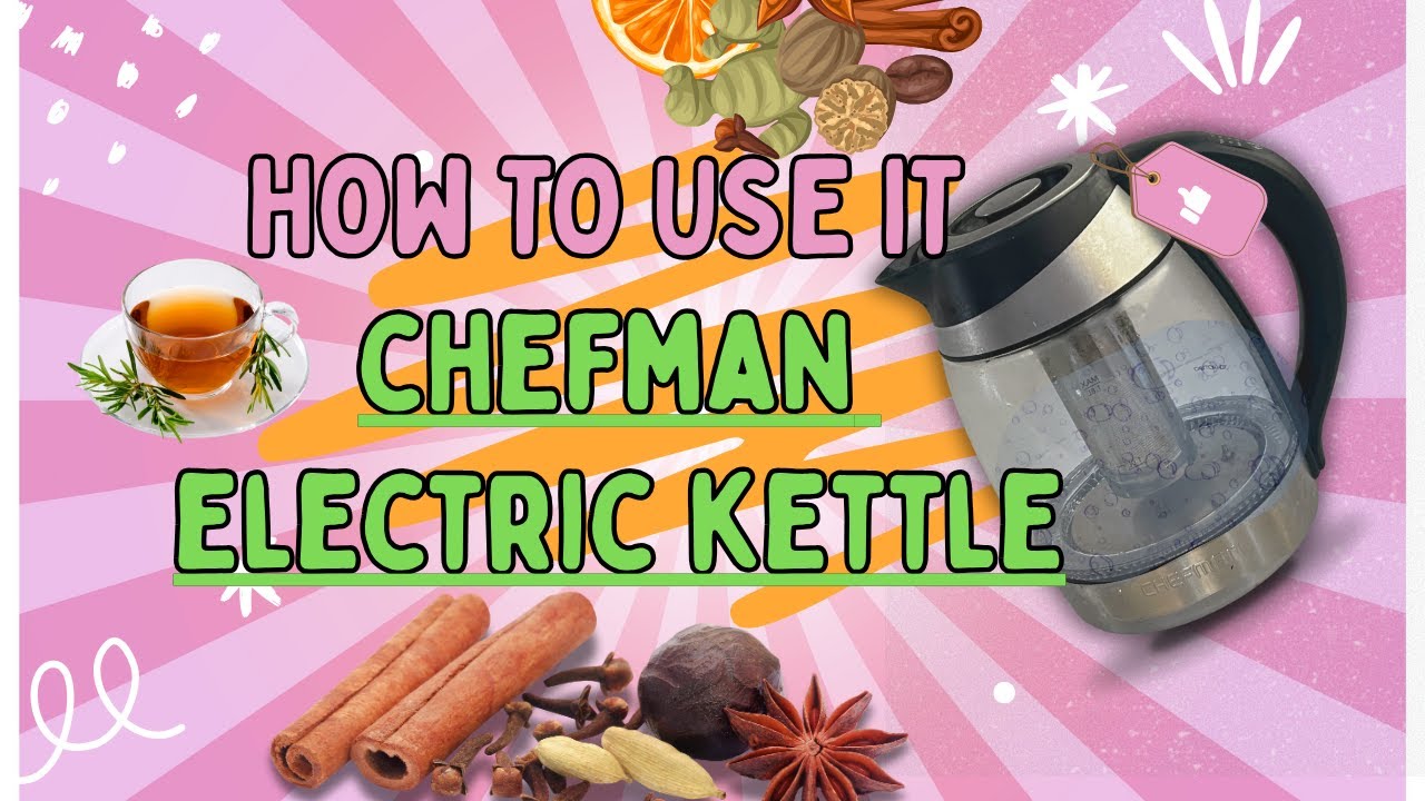How to Use the Chefman Electric Kettle | Quick Guide 🍵