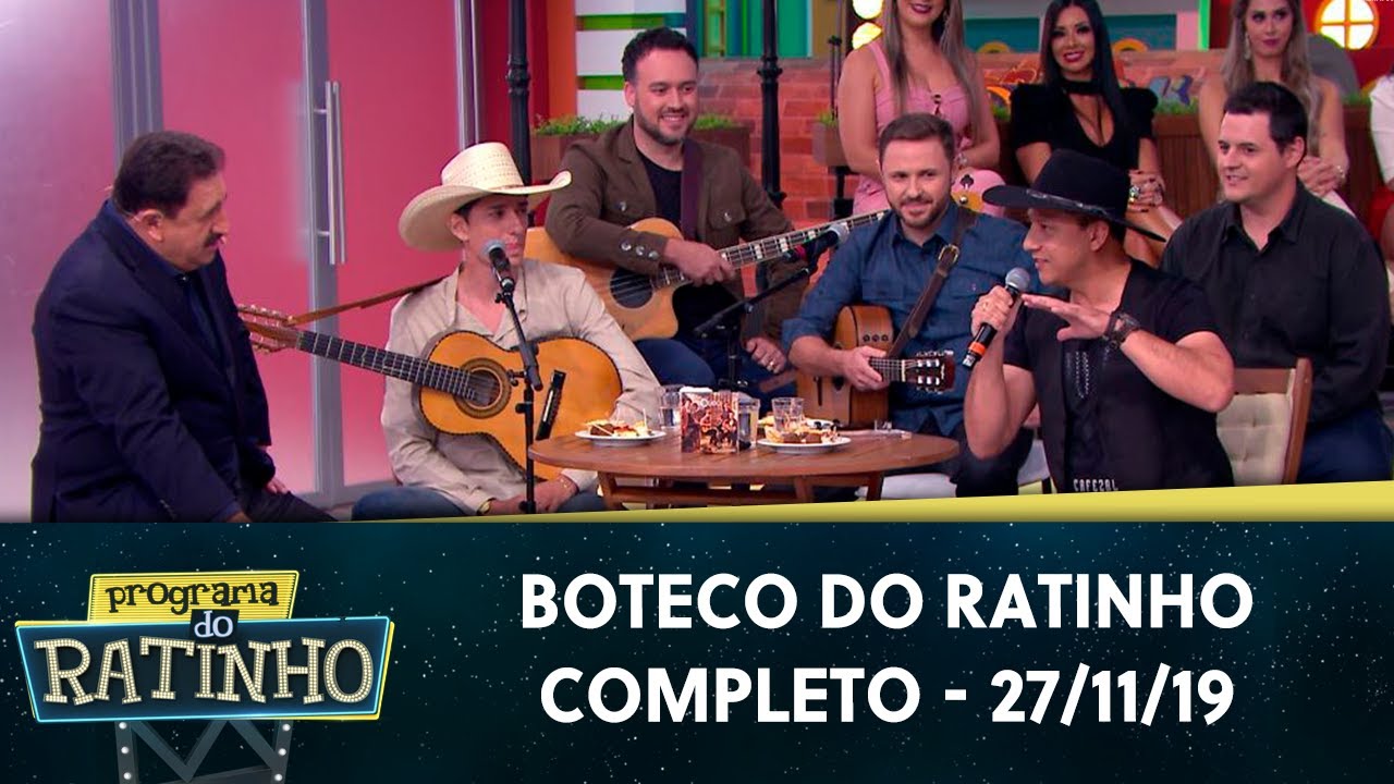 Boteco do Ratinho - Completo | Programa do Ratinho (27/11/19)