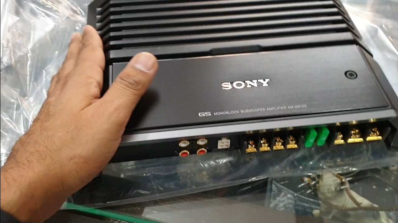 Sony XM-GS100 Mono amplifier review &Unboxing