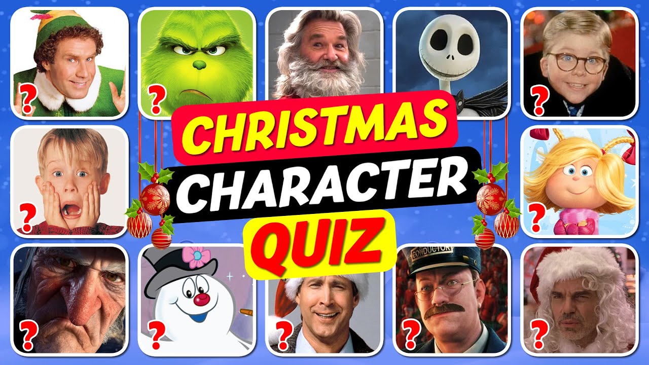 Guess the Christmas Character Quiz 🎅🎄 The Grinch, Santa, Kevin McCallister & More
