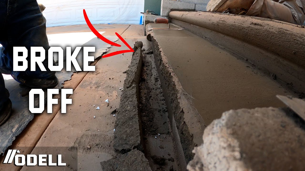 Ruined Brand new Stamped Concrete Driveway!?! I cant Believe this Happened!