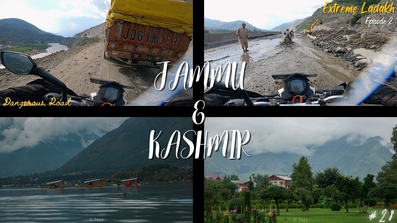 EXTREME LADAKH | EPISODE 2 | PATHANKOT TO KASHMIR | SRINAGAR | DAL LAKE | BIKE TRIP