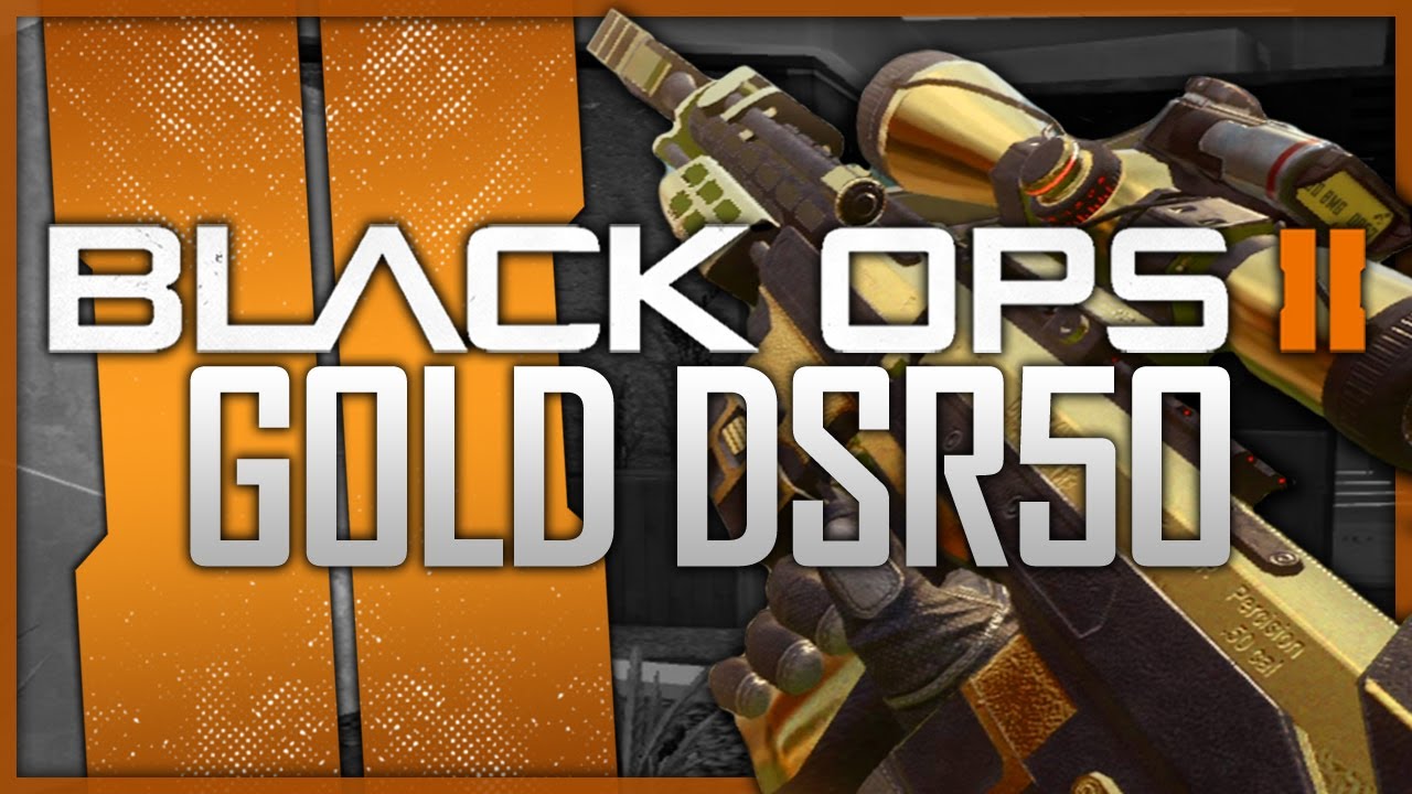 Black Ops 2 &mdash; Золотая DSR 50 &mdash; Как получить ЗОЛОТОЙ/АЛМАЗНЫЙ КАМУФЛЯЖ на снайперскую винтовку и м...
