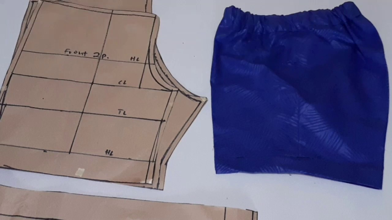 How To Make Female Short Pant With Elastic  Band