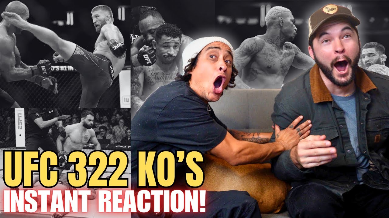 Реакции на нокаут UFC 322! ЛУЧШИЙ БОЕВОЙ ТУР ГОДА?!