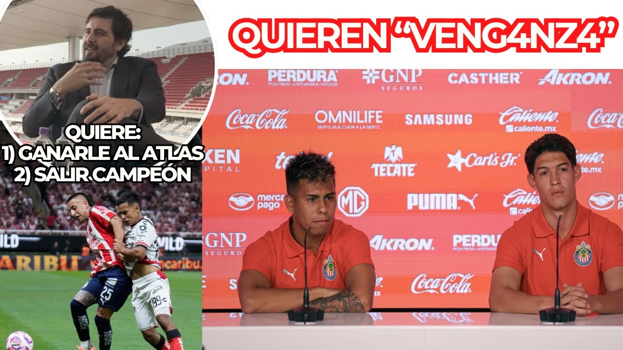 ATLAS VS CHIVAS SERÁ EL PARTIDO DE INFLEXIÓN | AMAURY VERGARA TIENE EL OBJETIVO DE SER CAMPEÓN