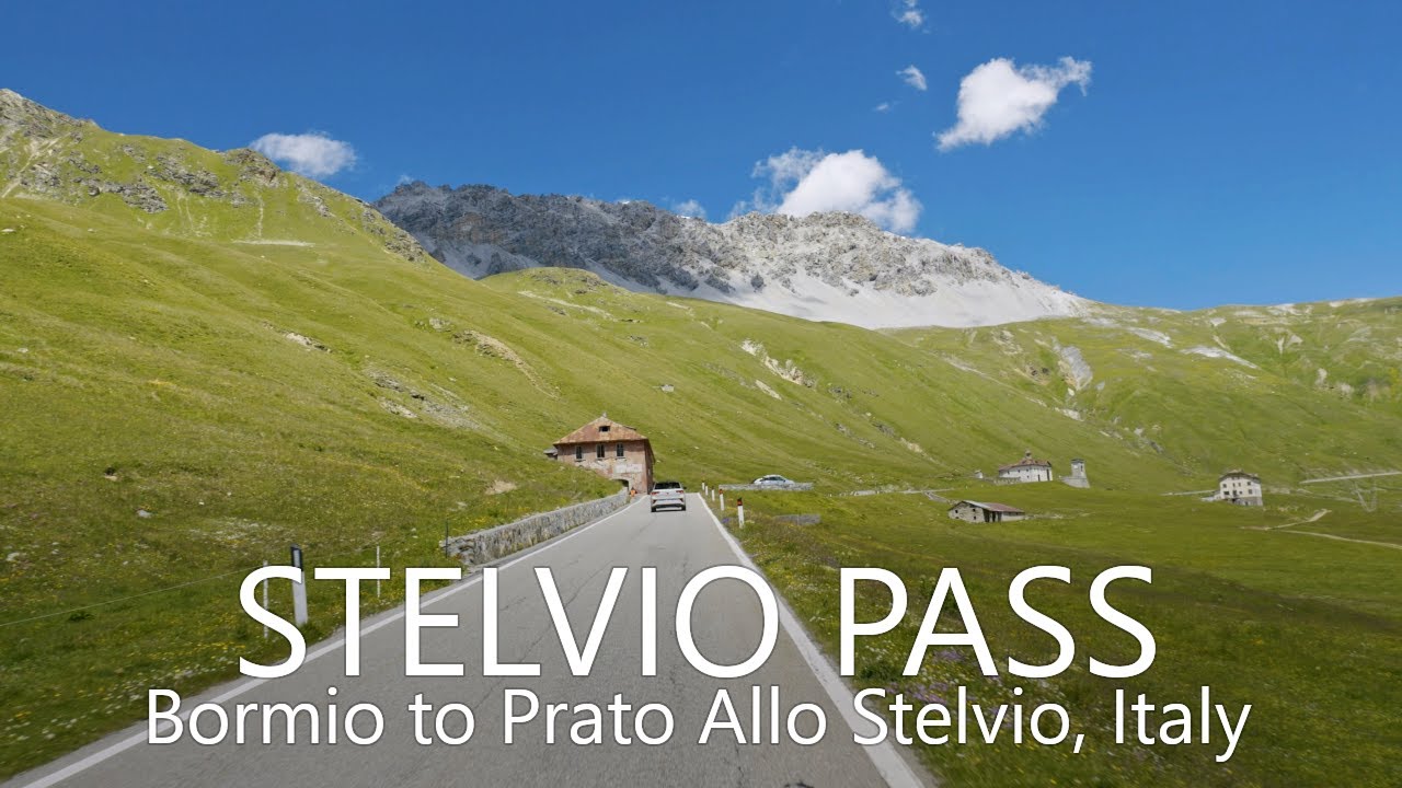 Stelvio Pass Scenic Drive 4K | Bormio to Prato Allo Stelvio, Italy