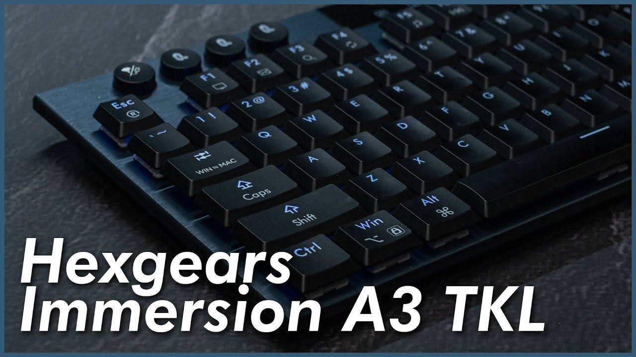 Обзор Hexgears Immersion A3 TKL | Низкопрофильная конструкция, встроенный настраиваемый экран и б...