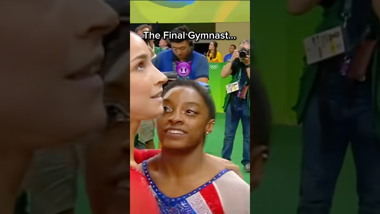 She didn&rsquo;t even stand a CHANCE💀 #gymnastics #tumbling  #simonebiles #gymnast #olympics