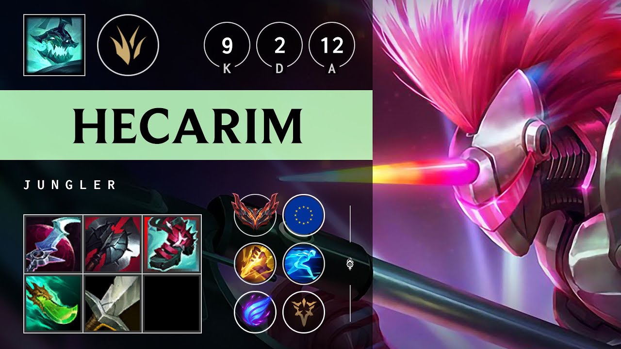 Hecarim Jungle vs Jarvan IV - EUW Grandmaster Patch 25.20