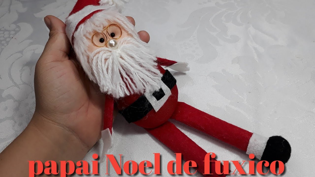 papai Noel de fuxico