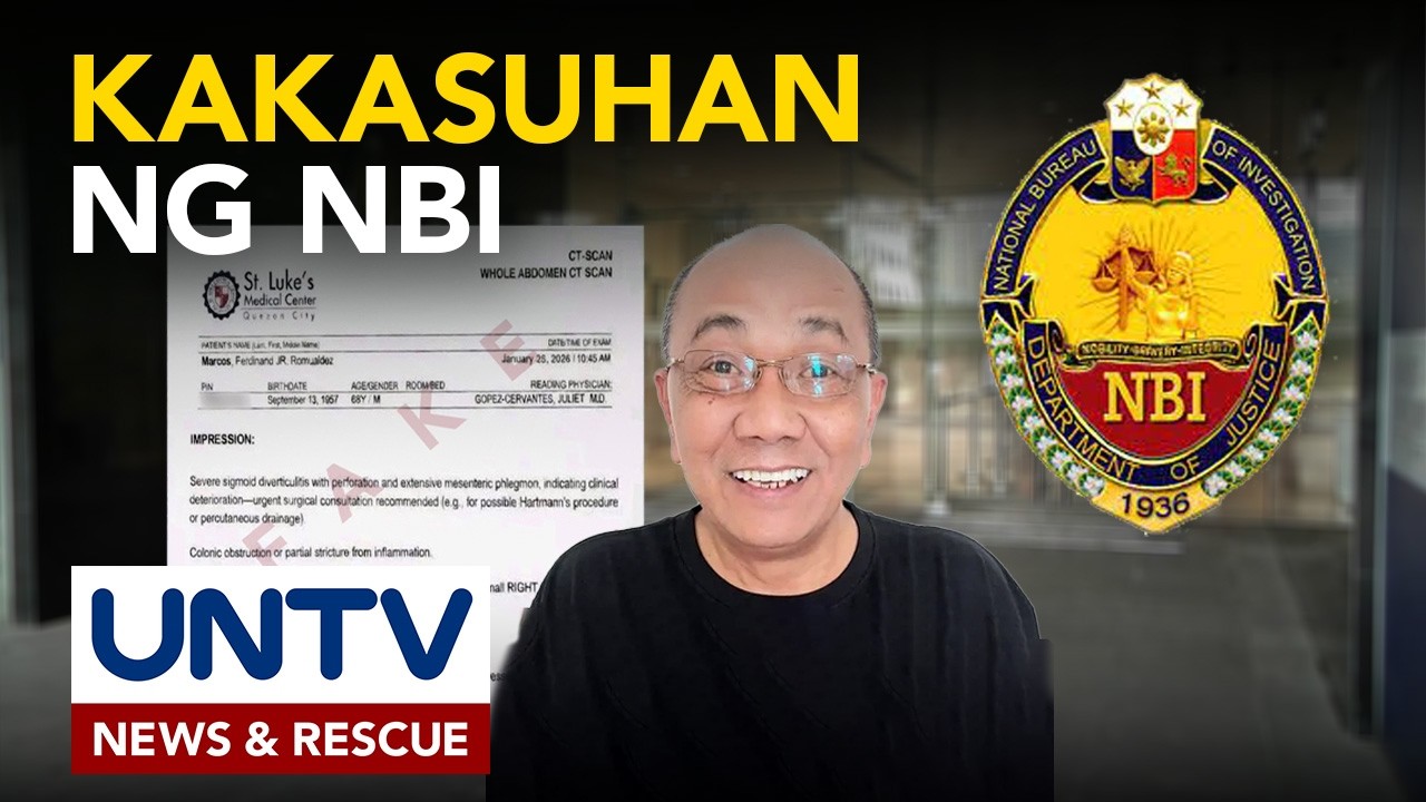 Mga indibidwal na nagpakalat ng pekeng med cert ni PBBM, kakasuhan ng NBI