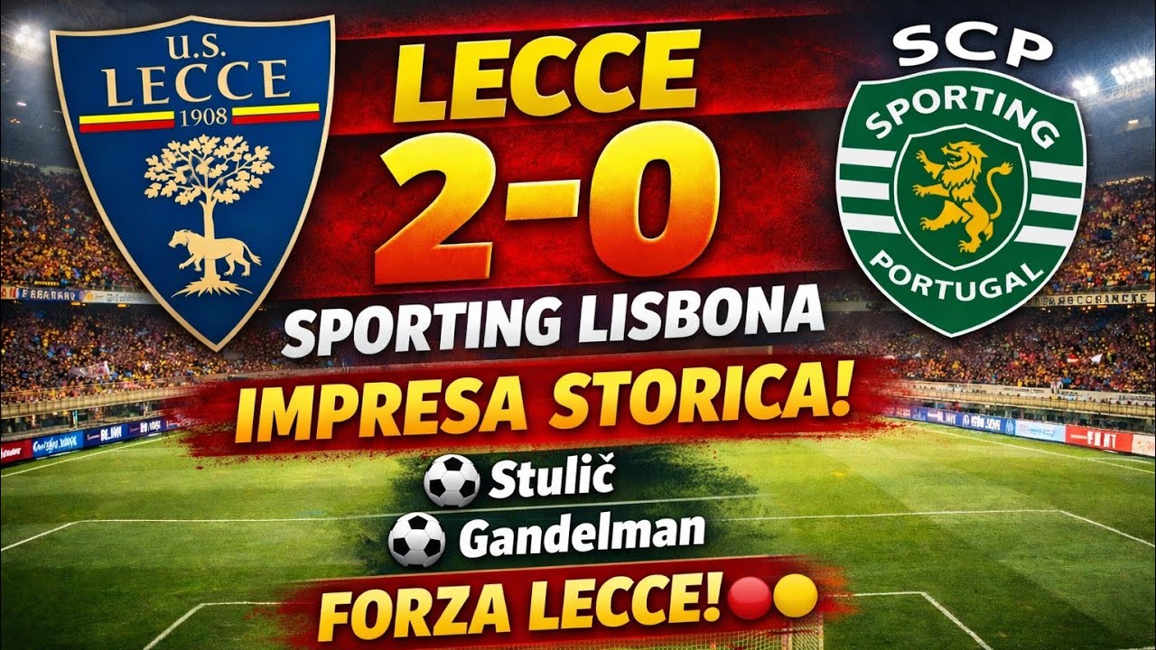 IL LECCE VINCE CONTRO LO SPORTING