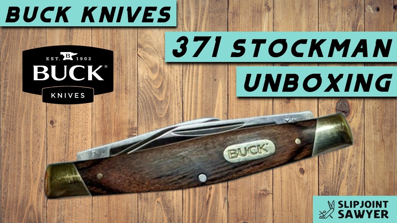 Buck 371 Stockman Pocket Knife Unboxing. Beautiful Budget Buck!