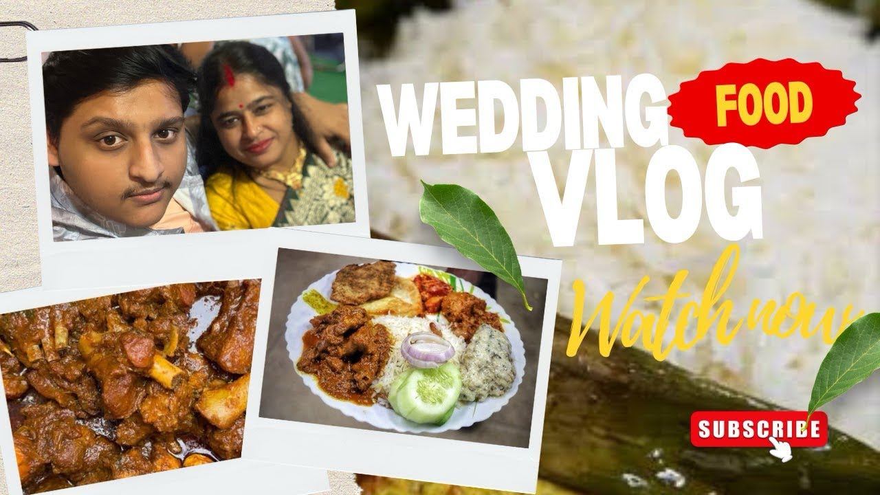 Bengali Wedding Reception Party Food Menu