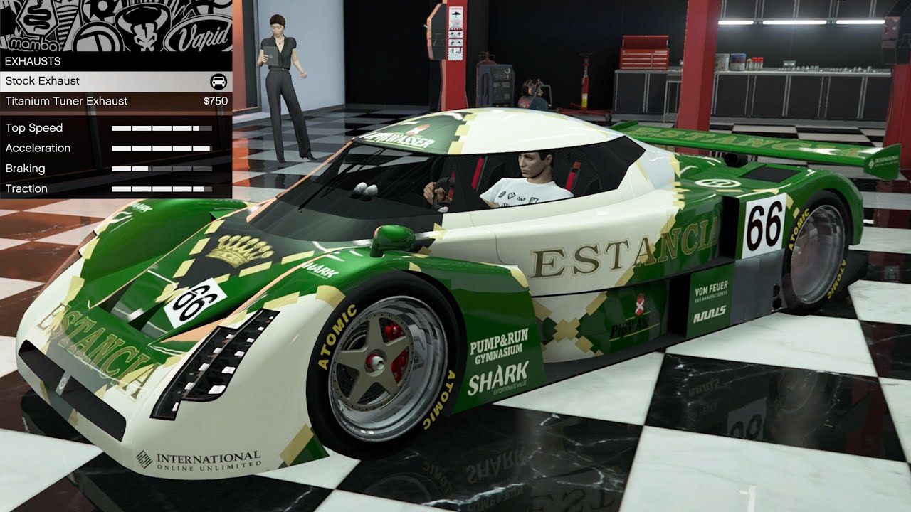 GTA 5 - Кастомизация транспортных средств из прошлых DLC - Annis RE-7B (Mazda 787B)