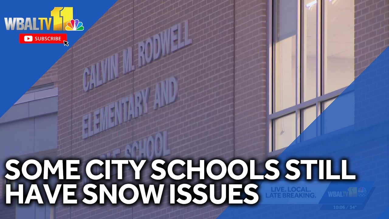Some city schools dealing with snow-related issues