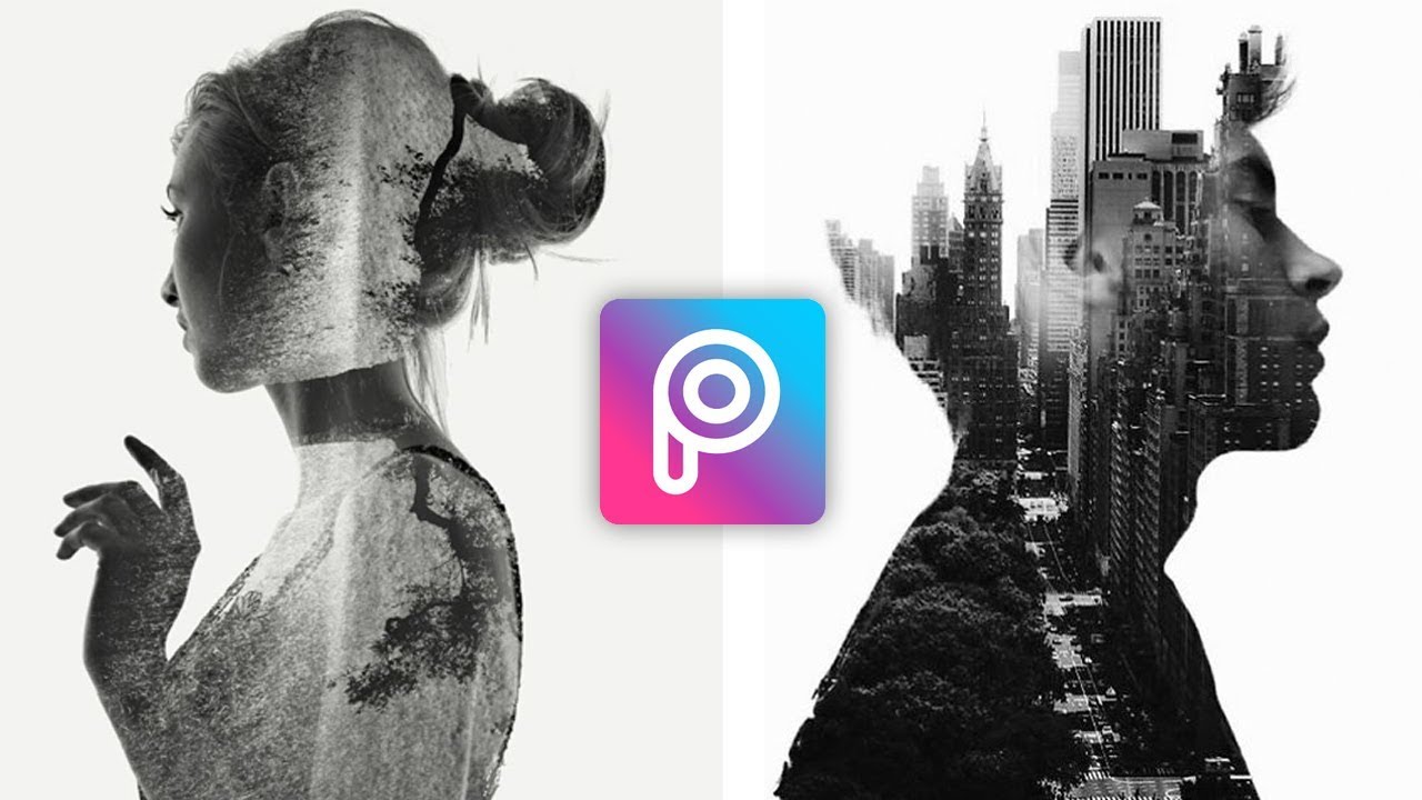 Cara Edit Foto Double Exposure di Picsart Terbaru | Tutorial