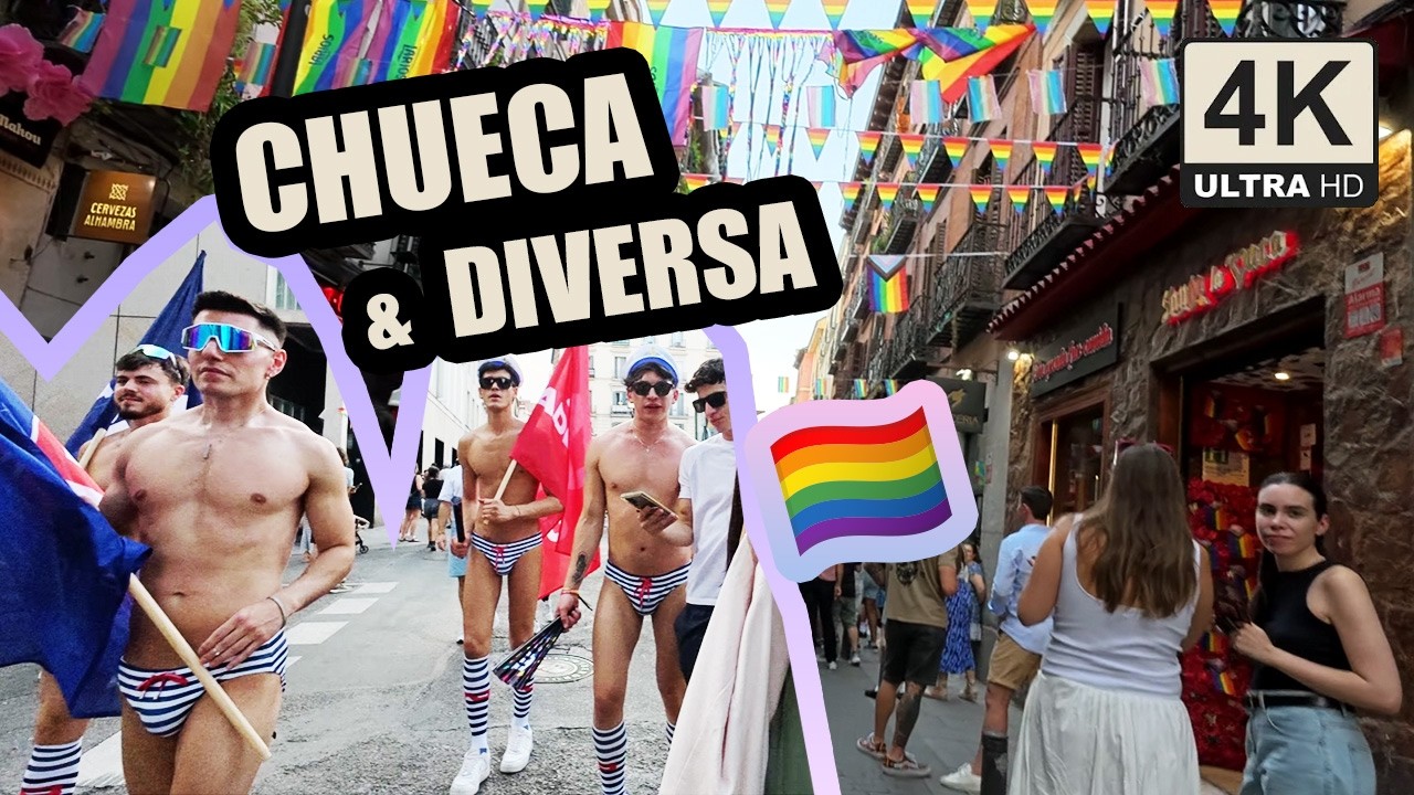 Así se vive la fiesta del Orgullo LGTBIQA+ en Chueca 🏳️‍🌈 En 4K