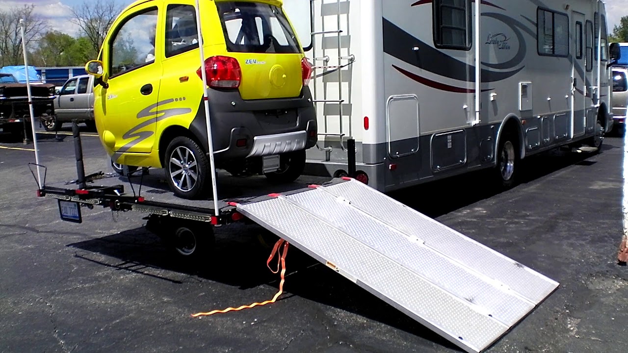 RV Ext Platform (Toy Hauler) Unloading/Loading Demo